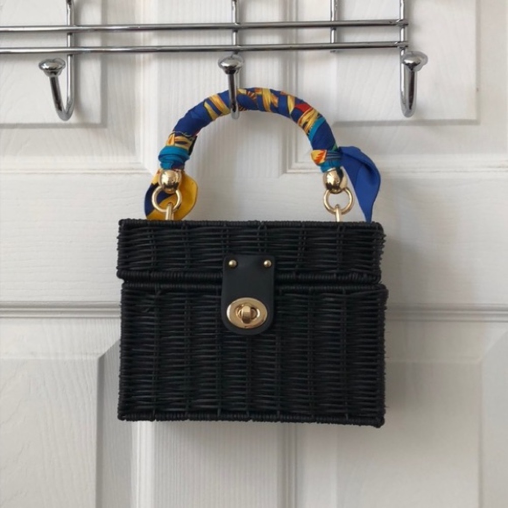 Zara Straw Square Bag